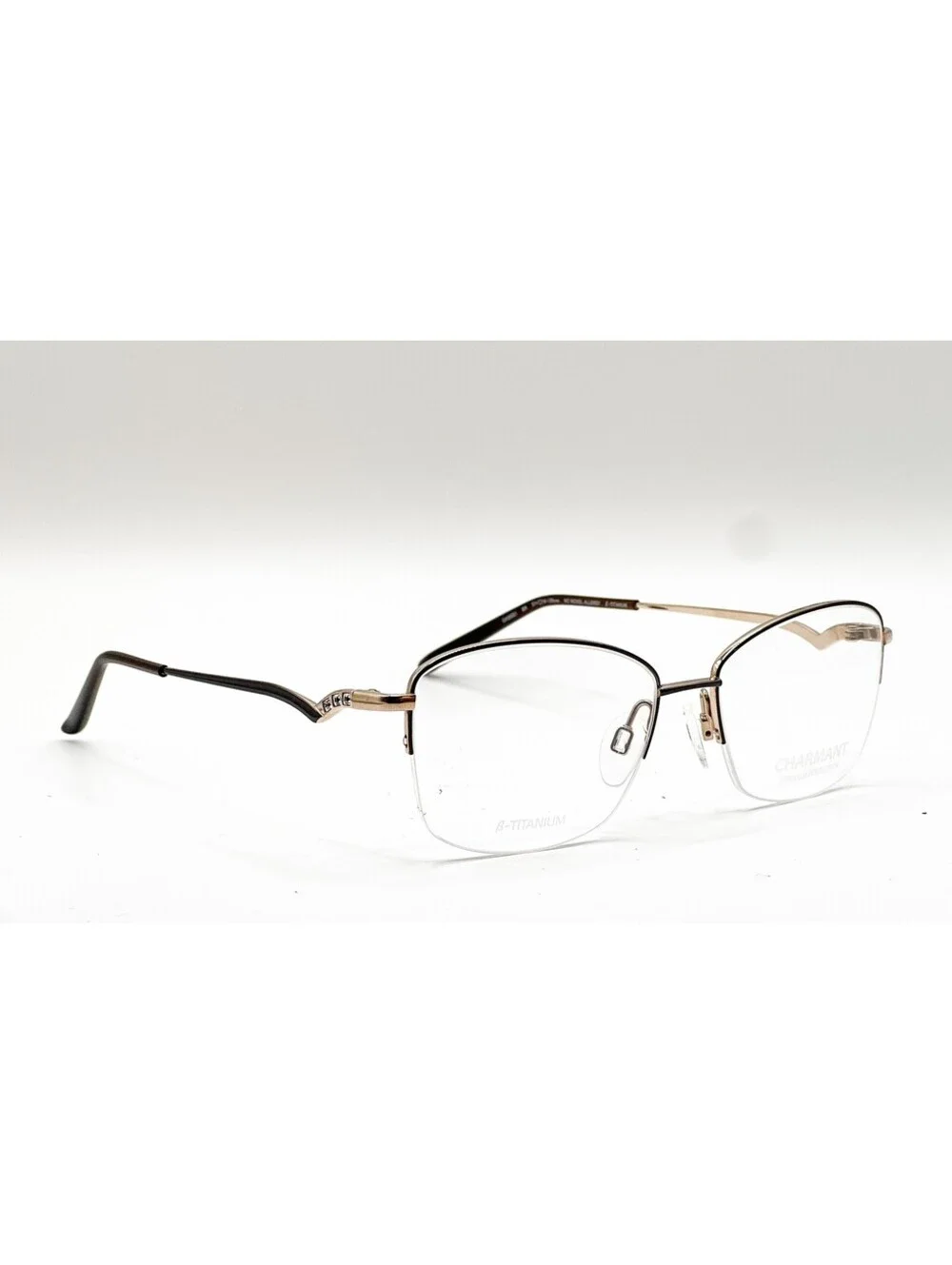 Charmant CH29221 BR Brown Square Authentic Eyeglass Frames 51-16-135